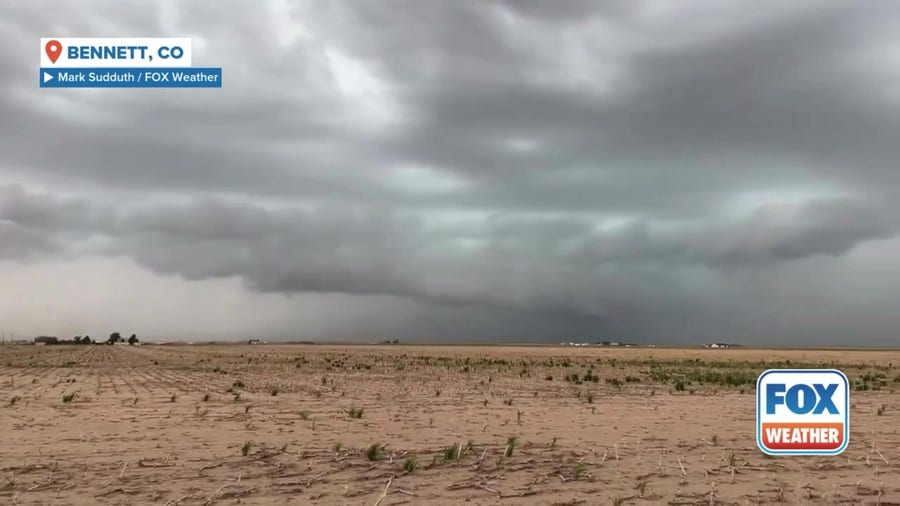 Stormy skies hover over Colorado
