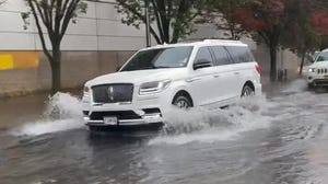 Flash flooding hits Chelsea area of New York City