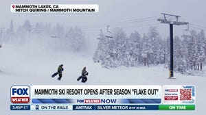 Mammoth Mountain ski resort delayed opening day due to last week's turbulent weather 