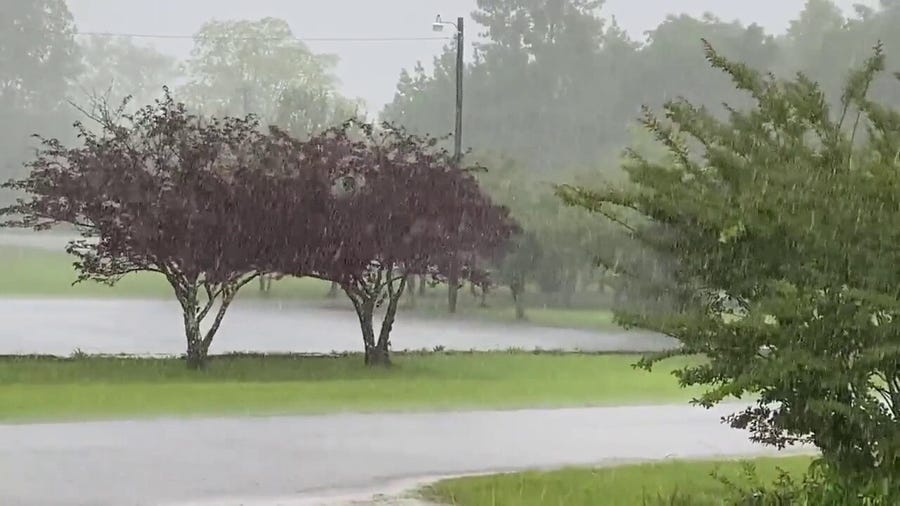 Heavy rain across North Alabama