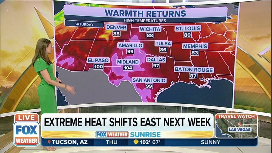 Summer-like temperatures to be felt across Central Plains through the weekend