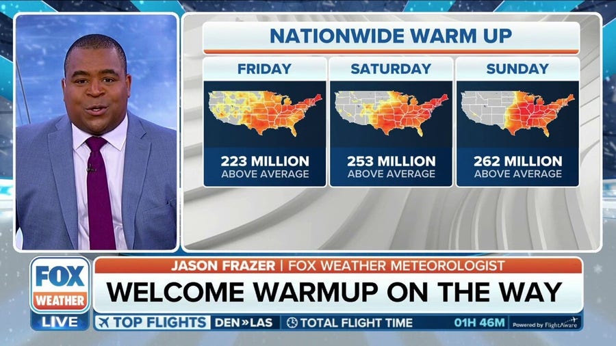 Nationwide warm up taking place for the New Year