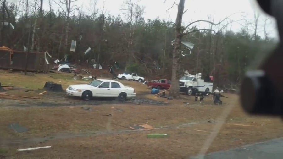 'Likely tornado damage' identified in central Alabama