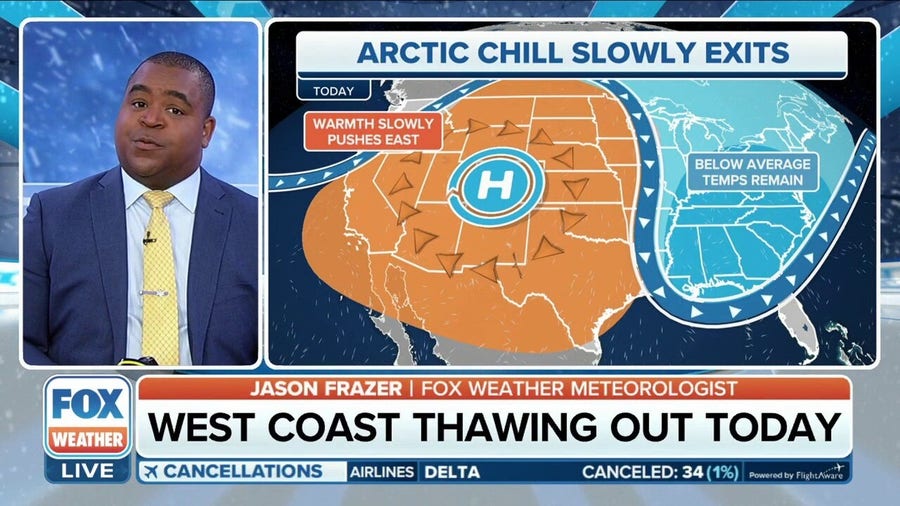 West will warm up after significant ice, freezing temps 