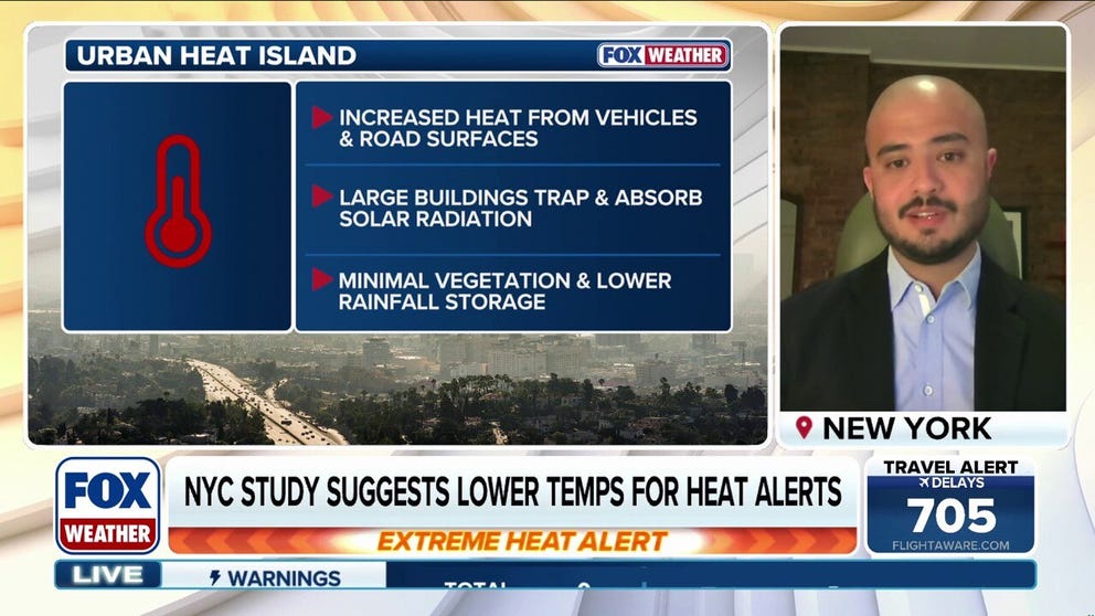 New York City study suggests lower temperatures for heat alerts ...