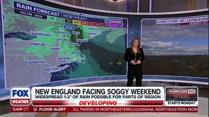 New England faces soggy weekend to round out spring 