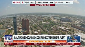 City of Baltimore declares Code Red Extreme Heat Alert for Fourth of July weekend