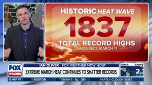 Historic heat wave continues to shatter records as it moves east