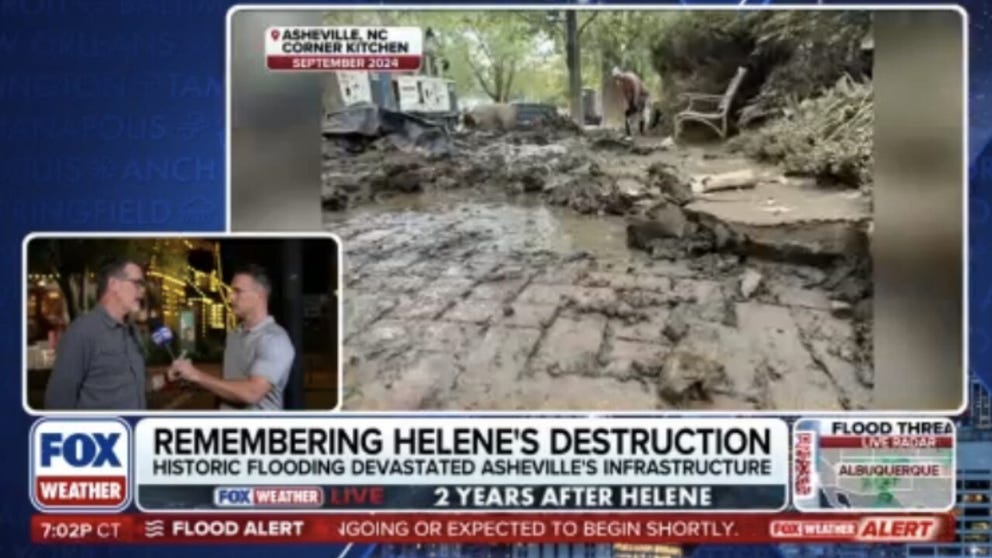 The Corner Kitchen in Asheville, North Carolina, reopened its doors one year after Helene brought devastating flooding to its doors. Co-owner, Kevin Westmoreland, spoke with FOX Weather Meteorologist Steve Bender about the road to recovery for his restaurant and what it means to the community.