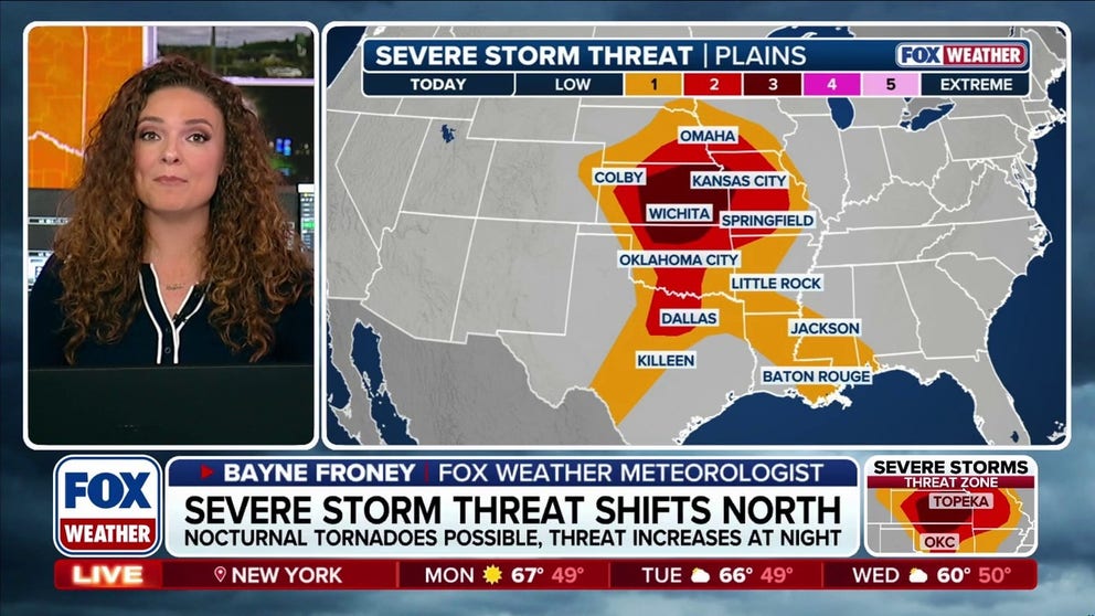 Severe storms with possibility of nighttime tornadoes ramping up for ...