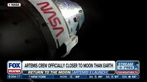 Artemis II crew officially closer to the moon than Earth