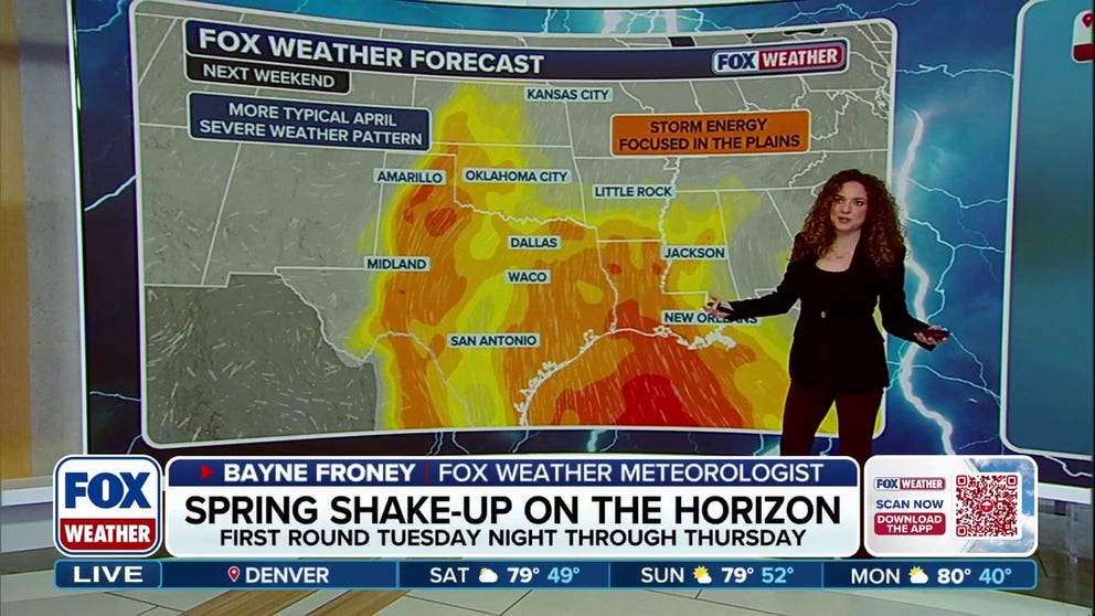 After a storm-filled March, FOX Weather Meteorologist Bayne Froney breaks down the growing threat of severe weather as we head into April, where a classic Spring pattern could fuel the next round of dangerous storms across the U.S.