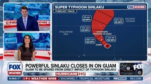 Super typhoon Sinlaku bears down on Guam and Northern Mariana Islands