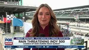 Rain threatening Indy 500 race on Sunday