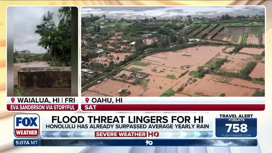 Rain finally eases over Hawaii after historic flooding from back-to-back Kona lows