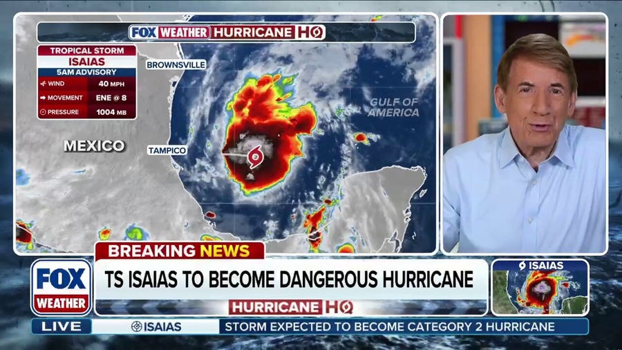 Bryan Norcross: Tropical Storm Isaias to rapidly intensify into dangerous Cat 2 hurricane