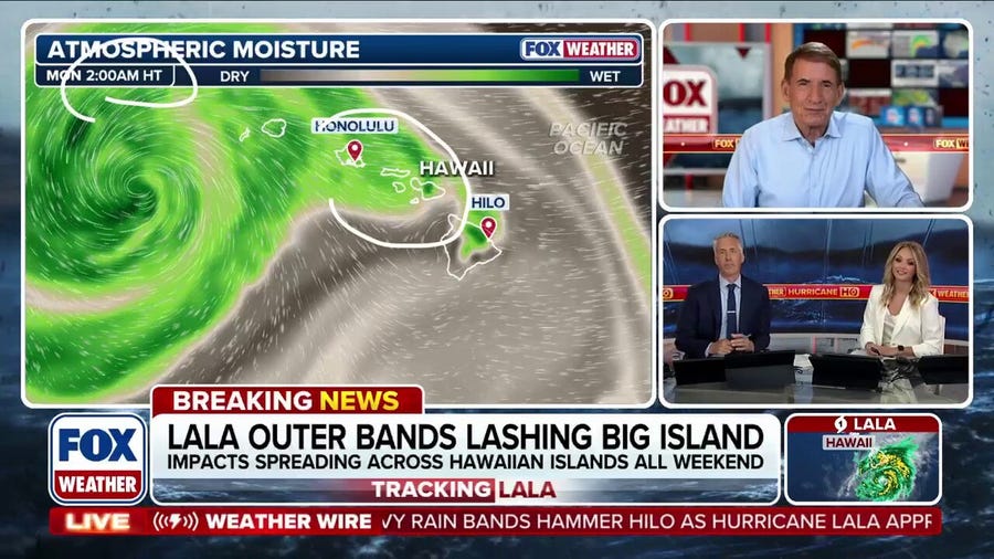 Hurricane Lala emerges as new heightened threat for Hawaiian Islands