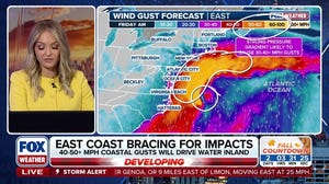 Days of high surf, winds and coastal flooding are expected as a Nor’easter impacts the East Coast