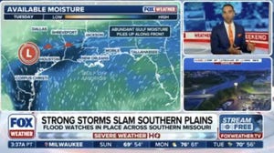Strong storms slam the Southern Plains as rain and flooding cause major issues across the South