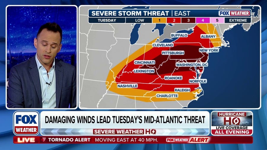 Storm threat targets over a dozen states with tornado threat, flood risk from Midwest to Northeast