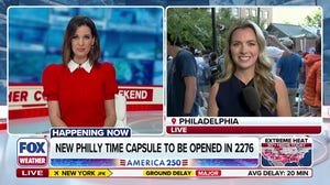 Philadelphia buries America 250 time capsule amid climbing temperatures