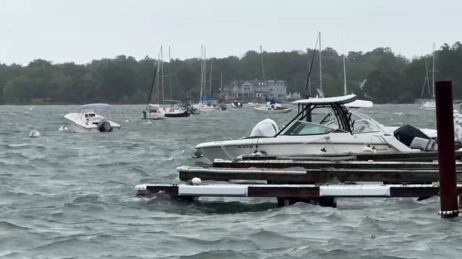 Rough waves and strong winds threaten coastal flooding in Massachusetts