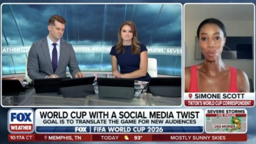 TikTok's World Cup Correspondent Simone Scott joins FOX Weather to talk all things social media