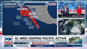 Hurricane Trudy strengthens into a monster Category 3 storm, while Champi eyes rare Guam landfall