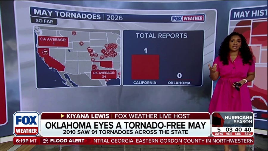 Oklahoma eyes potentially tornado-free May