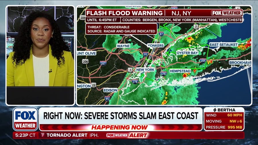 Severe storms threaten 30 million across the Northeast, Mid-Atlantic