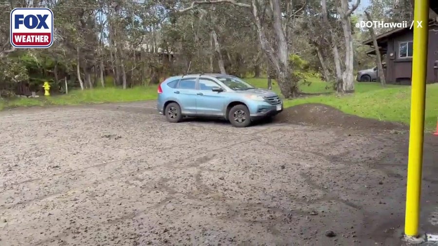 Road closures in Hawaii amid a volcano eruption