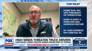 High wind storms pose a risk of tipping trucks