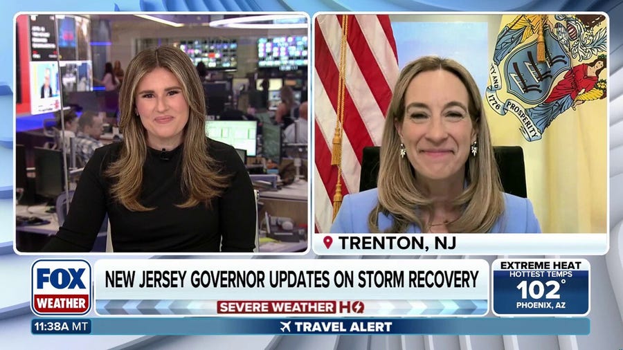 New Jersey Governor provides updates on flood recovery