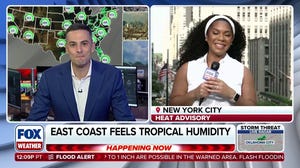 Tropical humidity grips the East Coast 