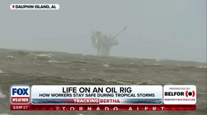 How offshore drilling sites are being impacted by Tropical Storm Bertha
