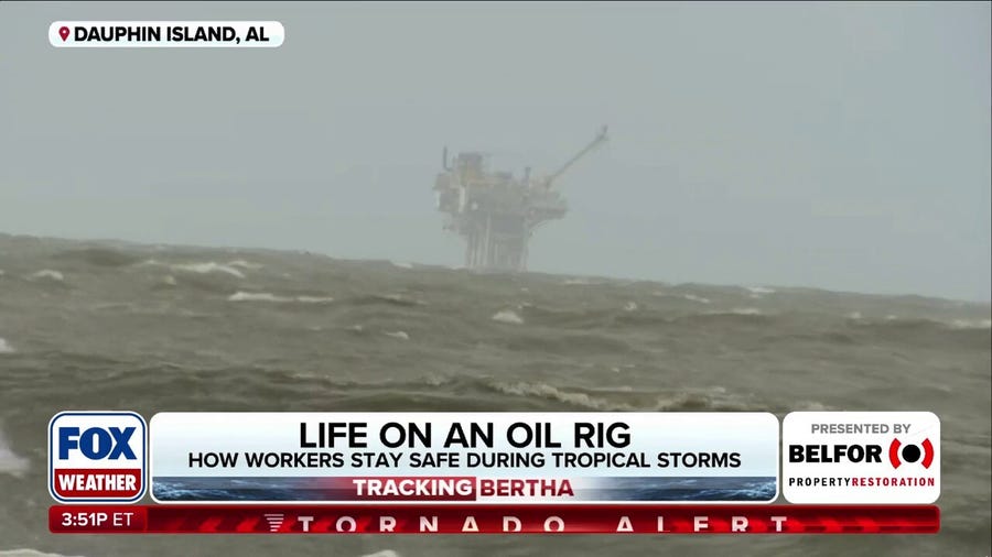 How offshore drilling sites are being impacted by Tropical Storm Bertha