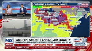 Canadian wildfire smoke shrouds Northeast & Midwest, reducing air quality