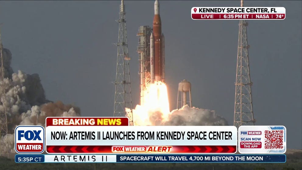 NEXT STOP, SPACE 🚀: Artemis II is roaring into space on a mission to make history after liftoff from Kennedy Space Center in Florida. This is humanity’s return to deep space, and a the beginning of a bold journey around the Moon. Stay locked with FOX Weather for every second of this historic mission.