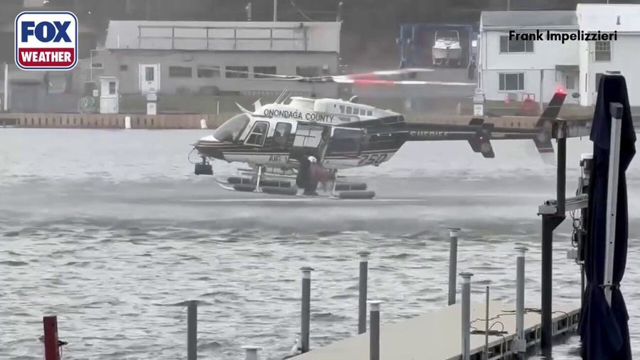 Watch: Dog shivers after harrowing skid rescue from frigid New York river