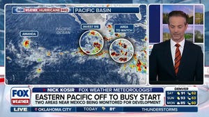 Eastern Pacific off to a busy start with 2 other systems behind Tropical Storm Amanda