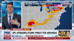 SPC upgrades Thursday severe threat across Northern Arkansas as large hail damaging winds threaten region 