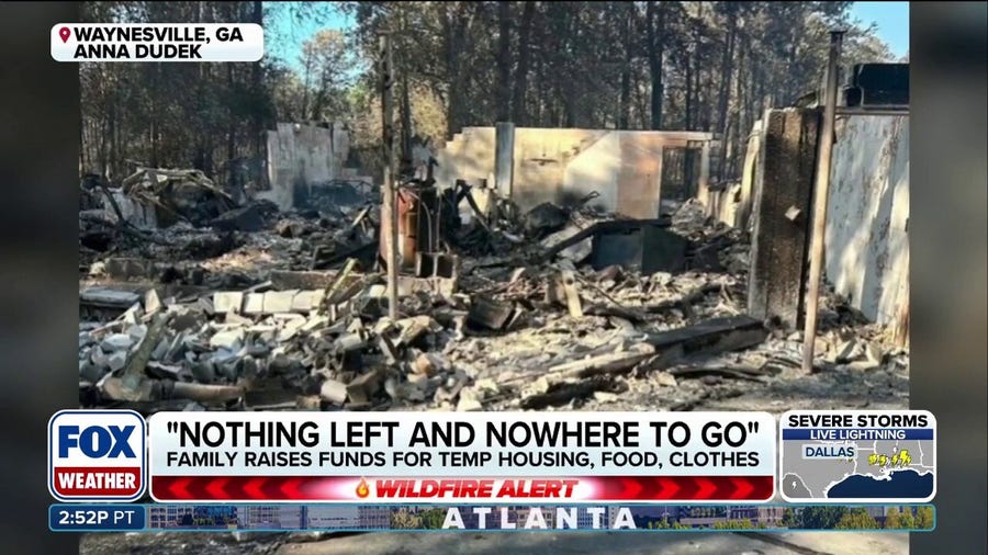 Georgia wildfires destroy more than 90 homes and trigger evacuations across the state