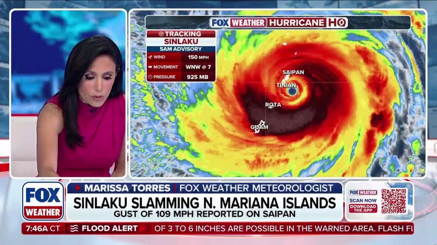 Intense eyewall of super typhoon to blast Northern Mariana Islands