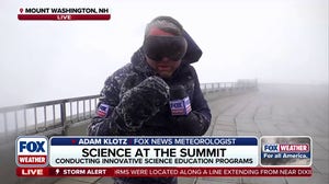 FOX News Meteorologist Adam Klotz battles brutal conditions atop Mount Washington 