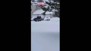 Heavy snow blankets Wisconsin
