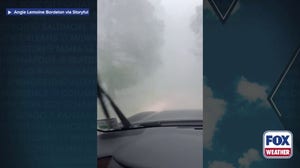 Watch: Louisiana lashed with heavy rain, storms Friday