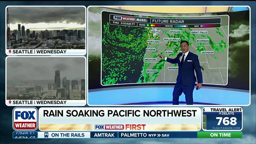 First fall storms soak Pacific Northwest with much-needed rain