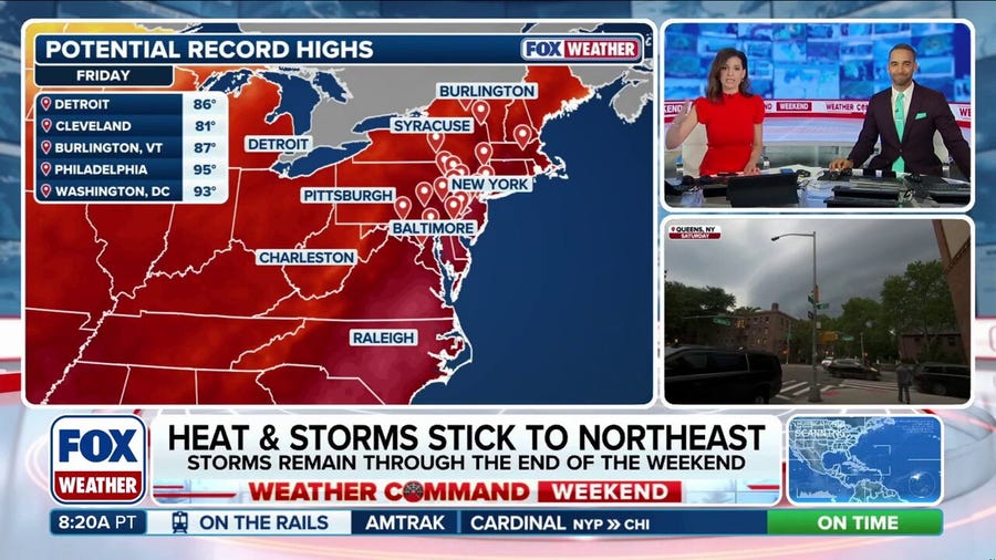 Potentially record-high temps to impact millions along the East Coast