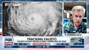 Tracking Hurricane Fuasto across the Pacific Ocean