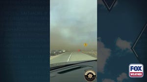 Semi truck topples over due to extreme winds, dust in Colorado